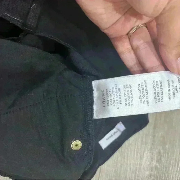 Frame Black Le High Skinny Pants size 27 - Picture 6 of 9